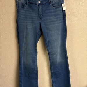 Old Navy Dark Blue Straight Leg Jeans